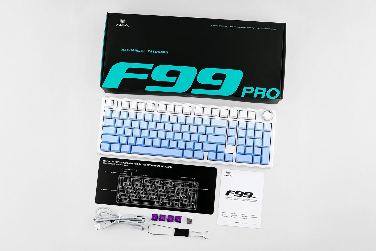 AULA F99 Pro - Glaciar