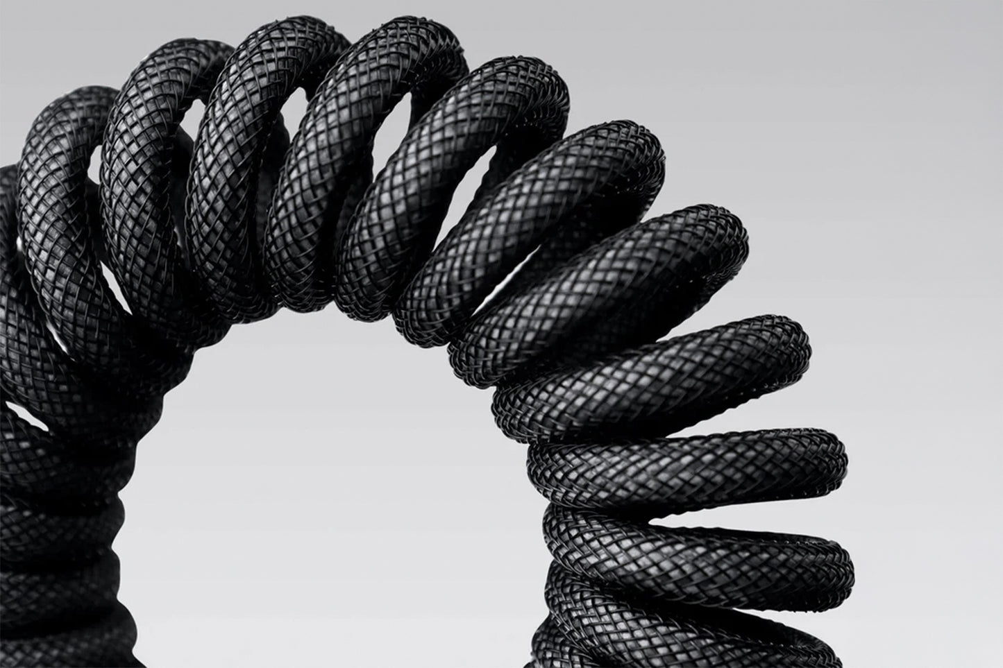 Cable en Rulo Espiral para Teclado - Blanco